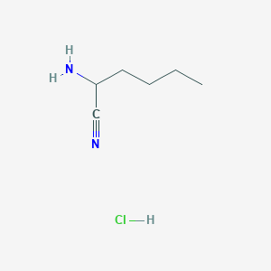 2-Aminohexanenitrile hydrochloride