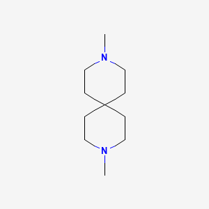 molecular formula C11H22N2 B8242398 3,9-Dimethyl-3,9-diazaspiro[5.5]undecane 