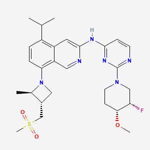 molecular formula C28H37FN6O3S B8242444 PA4Pth5HL9 CAS No. 2660250-10-0