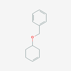 molecular formula C13H16O B8242541 Benzene, [(3-cyclohexen-1-yloxy)methyl]- CAS No. 100611-66-3