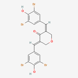 molecular formula C19H12Br4O4 B8242549 Epigeneticmultipleligand 