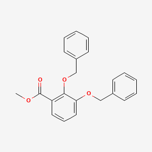 Bis-benzyloxy benzoic acid methyl ester