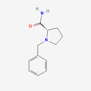 molecular formula C12H16N2O B8242677 (S)-1-Benzylpyrrolidine-2-carboxamide CAS No. 114883-85-1