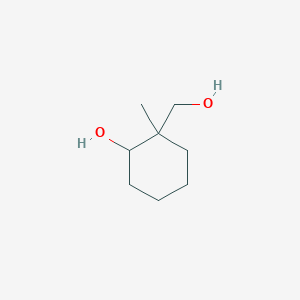 molecular formula C8H16O2 B8242714 2-(Hydroxymethyl)-2-methyl-cyclohexanol 