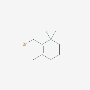 molecular formula C10H17Br B8242725 Cyclohexene, 2-(bromomethyl)-1,3,3-trimethyl- CAS No. 59633-88-4