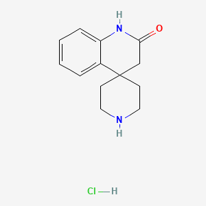 molecular formula C13H17ClN2O B8242774 1'h-Spiro[piperidine-4,4'-quinolin]-2'(3'h)-one hydrochloride 