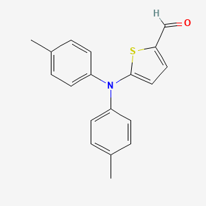 molecular formula C19H17NOS B8242835 5-(Di-p-tolylamino)thiophene-2-carbaldehyde 
