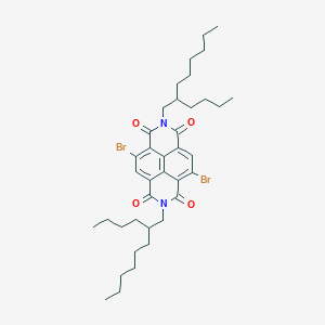 molecular formula C38H52Br2N2O4 B8242898 4,9-Dibromo-2,7-bis(2-butyloctyl)benzo[lmn][3,8]phenanthroline-1,3,6,8(2H,7H)-tetraone 