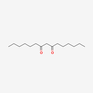 molecular formula C15H28O2 B8242965 Pentadecane-7,9-dione 
