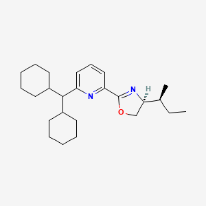 (S)-4-((S)-sec-Butyl)-2-(6-(dicyclohexylmethyl)pyridin-2-yl)-4,5-dihydrooxazole