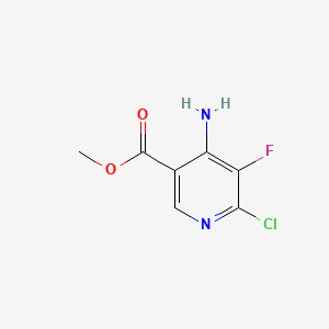 molecular formula C7H6ClFN2O2 B8243017 Methyl 4-amino-6-chloro-5-fluoronicotinate 