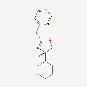 (S)-4-Cyclohexyl-2-(pyridin-2-ylmethyl)-4,5-dihydrooxazole
