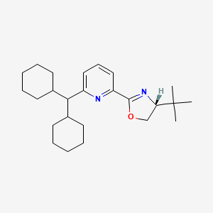 (R)-4-(tert-Butyl)-2-(6-(dicyclohexylmethyl)pyridin-2-yl)-4,5-dihydrooxazole
