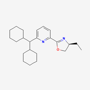 (S)-2-(6-(Dicyclohexylmethyl)pyridin-2-yl)-4-ethyl-4,5-dihydrooxazole