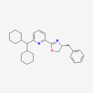 (R)-4-Benzyl-2-(6-(dicyclohexylmethyl)pyridin-2-yl)-4,5-dihydrooxazole