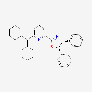 (4R,5S)-2-(6-(Dicyclohexylmethyl)pyridin-2-yl)-4,5-diphenyl-4,5-dihydrooxazole