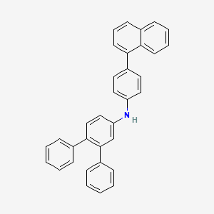 N-(4-(Naphthalen-1-yl)phenyl)-[1,1':2',1''-terphenyl]-4'-amine