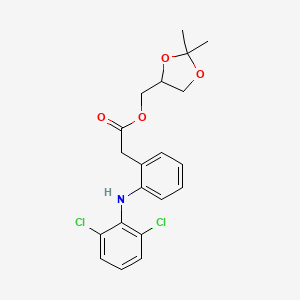 (2,2-Dimethyl-1,3-dioxolan-4-yl)methyl 2-(2-((2,6-dichlorophenyl)amino)phenyl)acetate
