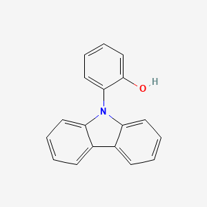 molecular formula C18H13NO B8243373 2-(9H-Carbazol-9-yl)phenol 