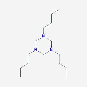 molecular formula C15H33N3 B082434 1,3,5-三丁基-1,3,5-三嗪烷 CAS No. 13036-83-4