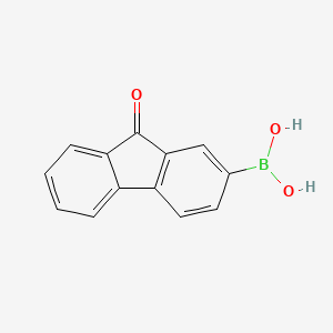 molecular formula C13H9BO3 B8243419 (9-Oxo-9H-fluoren-2-yl)boronic acid 
