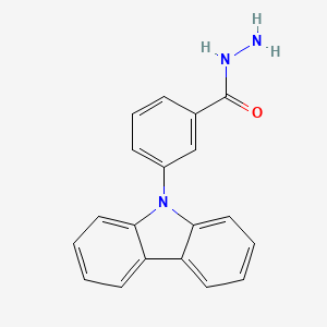 molecular formula C19H15N3O B8243491 3-(9H-Carbazol-9-yl)benzohydrazide 
