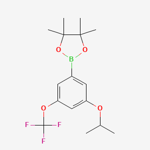 2-(3-Isopropoxy-5-(trifluoromethoxy)phenyl)-4,4,5,5-tetramethyl-1,3,2-dioxaborolane
