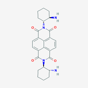 molecular formula C26H28N4O4 B8243515 2,7-Bis((1R,2R)-2-aminocyclohexyl)benzo[lmn][3,8]phenanthroline-1,3,6,8(2H,7H)-tetraone 