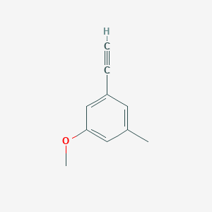 molecular formula C10H10O B8243637 1-Ethynyl-3-methoxy-5-methylbenzene 