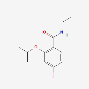 molecular formula C12H16INO2 B8243649 N-Ethyl-4-iodo-2-isopropoxybenzamide 