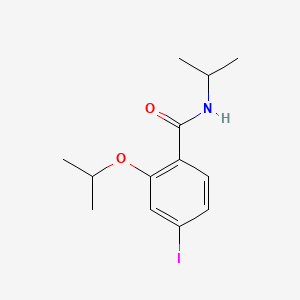 molecular formula C13H18INO2 B8243652 4-Iodo-2-isopropoxy-N-isopropylbenzamide 