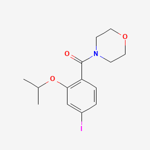 molecular formula C14H18INO3 B8243676 (4-Iodo-2-isopropoxyphenyl)(morpholino)methanone 