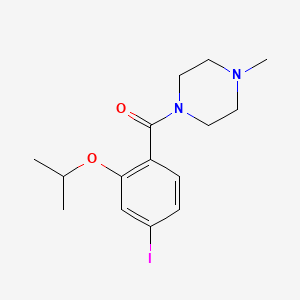 molecular formula C15H21IN2O2 B8243679 (4-Iodo-2-isopropoxyphenyl)(4-methylpiperazin-1-yl)methanone 