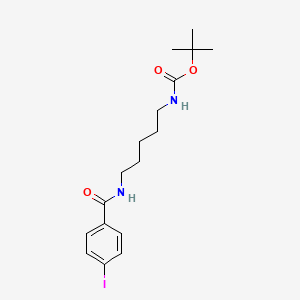 tert-Butyl (5-(4-iodobenzamido)pentyl)carbamate