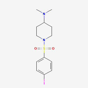 1-((4-Iodophenyl)sulfonyl)-N,N-dimethylpiperidin-4-amine