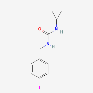 molecular formula C11H13IN2O B8243820 1-Cyclopropyl-3-(4-iodobenzyl)urea 