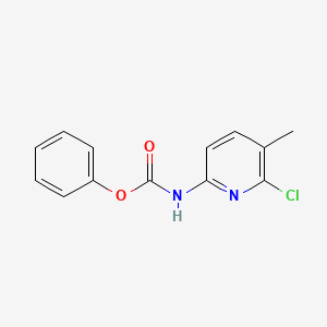 molecular formula C13H11ClN2O2 B8243823 Phenyl (6-chloro-5-methylpyridin-2-yl)carbamate 