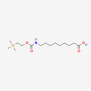 molecular formula C15H31NO4Si B8243841 9-(((2-(Trimethylsilyl)ethoxy)carbonyl)amino)nonanoic acid 