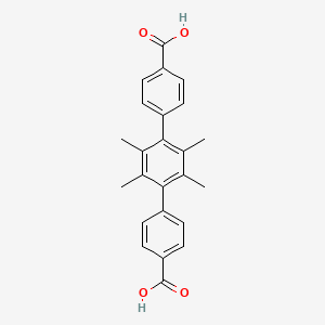 molecular formula C24H22O4 B8243888 2',3',5',6'-四甲基-[1,1':4',1''-联苯]-4,4''-二羧酸 