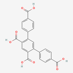 molecular formula C22H14O8 B8243926 [1,1':3',1''-Terphenyl]-4,4',4'',6'-tetracarboxylic acid 