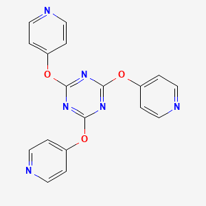 2,4,6-Tris(pyridin-4-yloxy)-1,3,5-triazine