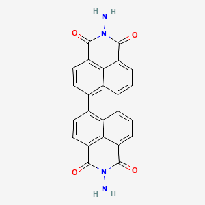 molecular formula C24H12N4O4 B8244100 2,9-Diaminoanthra[2,1,9-def:6,5,10-d'e'f']diisoquinoline-1,3,8,10(2H,9H)-tetraone 