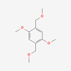 molecular formula C12H18O4 B8244107 2,5-Bis(methoxymethyl)-1,4-dimethoxybenzene 