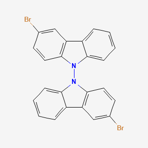 molecular formula C24H14Br2N2 B8244181 3,3'-二溴-9,9'-联咔唑 