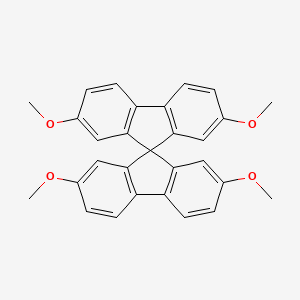 molecular formula C29H24O4 B8244194 2,2',7,7'-Tetramethoxy-9,9'-spirobi[fluorene] 