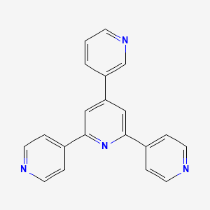 molecular formula C20H14N4 B8244196 6'-(Pyridin-4-yl)-3,4':2',4''-terpyridine 