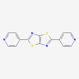 molecular formula C14H8N4S2 B8244249 2,5-Bis(4-pyridyl)thiazolo[5,4-d]thiazole 