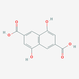 molecular formula C12H8O6 B8244267 4,8-二羟基萘-2,6-二羧酸 