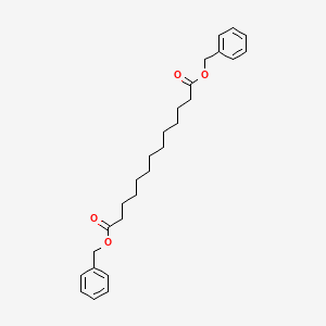 molecular formula C27H36O4 B8244292 Tridecanedioic acid, 1,13-bis(phenylmethyl) ester CAS No. 52175-11-8