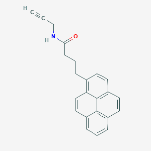 molecular formula C23H19NO B8244295 N-(Prop-2-yn-1-yl)-4-(pyren-1-yl)丁酰胺 